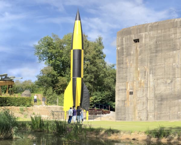 bombe V2 blockhaus nord france