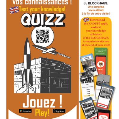 Au  BLOCKHAUS d’Eperlecques, JOUEZ et tester vos connaissances sur le Blockhaus durant  la  Seconde Guerre mondiale !