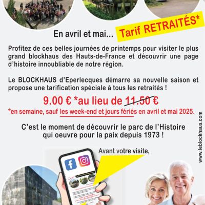 SPÉCIAL RETRAITÉS : 9.00 € au lieu de 11.50 €*